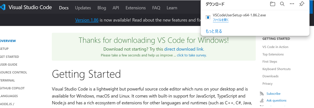 ダウンロード後の画像